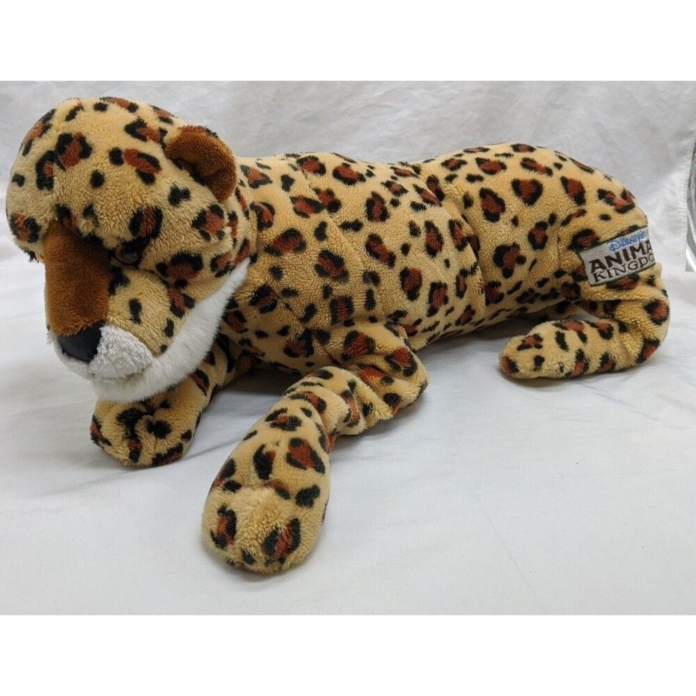 Disney's Animal Kingdom Disneyland Cheetah Stuffed Animal Plush 17"